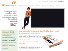 Tablet Screenshot of lifesnextsteps.com
